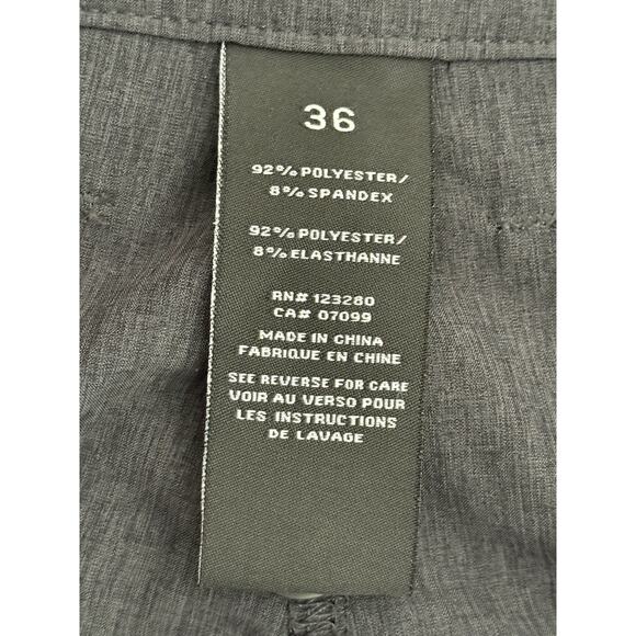 TRAVIS MATHEW Flat Front Stretch Lightweight Golf Pants Mens 36X32 Charcoal Gray - Picture 4 of 8